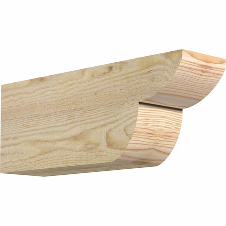 Ekena Millwork Crestline Rough Sawn Rafter Tail, Douglas Fir, 4"W x 6"H x 16"L RFT04X06X16CRE00RDF